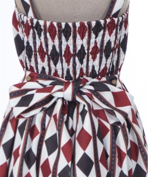 axes femme kawaii（アクシーズファムカワイイ）の「ドールズサーカスジャンスカ（ジャンパースカート・レディース・ブルー/ワイン/ブラック・MEDIUM）」の12枚目の写真