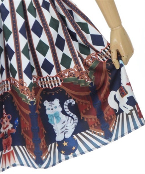 axes femme kawaii（アクシーズファムカワイイ）の「ドールズサーカスジャンスカ（ジャンパースカート・レディース・ブルー/ワイン/ブラック・MEDIUM）」の19枚目の写真