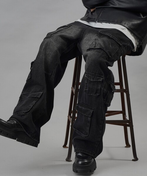 【セール】Bohemian Chop/ボヘミアンチョップ ストレートデニムカーゴパンツ【限定展開】(デニムパンツ)|PUBLUX(パブリュクス) 【セール】Bohemian Chop/ボヘミアンチョップ ストレートデニムカーゴパンツ【限定展開】(デニムパンツ)|PUBLUX(パブリュクス)