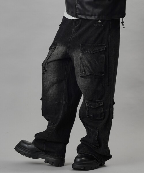 【セール】Bohemian Chop/ボヘミアンチョップ ストレートデニムカーゴパンツ【限定展開】(デニムパンツ)|PUBLUX(パブリュクス) 【セール】Bohemian Chop/ボヘミアンチョップ ストレートデニムカーゴパンツ【限定展開】(デニムパンツ)|PUBLUX(パブリュクス)