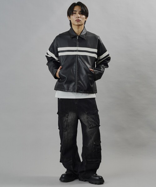 【セール】Bohemian Chop/ボヘミアンチョップ ストレートデニムカーゴパンツ【限定展開】(デニムパンツ)|PUBLUX(パブリュクス) 【セール】Bohemian Chop/ボヘミアンチョップ ストレートデニムカーゴパンツ【限定展開】(デニムパンツ)|PUBLUX(パブリュクス)