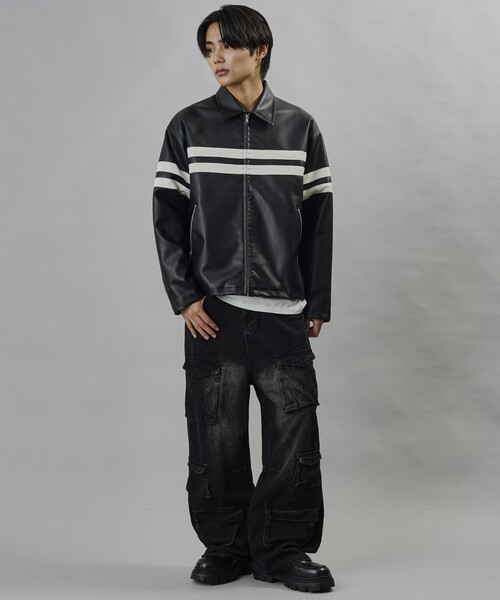 【セール】Bohemian Chop/ボヘミアンチョップ ストレートデニムカーゴパンツ【限定展開】(デニムパンツ)|PUBLUX(パブリュクス) 【セール】Bohemian Chop/ボヘミアンチョップ ストレートデニムカーゴパンツ【限定展開】(デニムパンツ)|PUBLUX(パブリュクス)