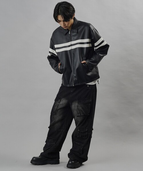 【セール】Bohemian Chop/ボヘミアンチョップ ストレートデニムカーゴパンツ【限定展開】(デニムパンツ)|PUBLUX(パブリュクス) 【セール】Bohemian Chop/ボヘミアンチョップ ストレートデニムカーゴパンツ【限定展開】(デニムパンツ)|PUBLUX(パブリュクス)