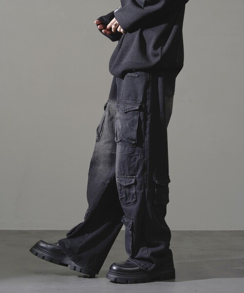 【セール】Bohemian Chop/ボヘミアンチョップ ストレートデニムカーゴパンツ【限定展開】(デニムパンツ)|PUBLUX(パブリュクス) 【セール】Bohemian Chop/ボヘミアンチョップ ストレートデニムカーゴパンツ【限定展開】(デニムパンツ)|PUBLUX(パブリュクス)