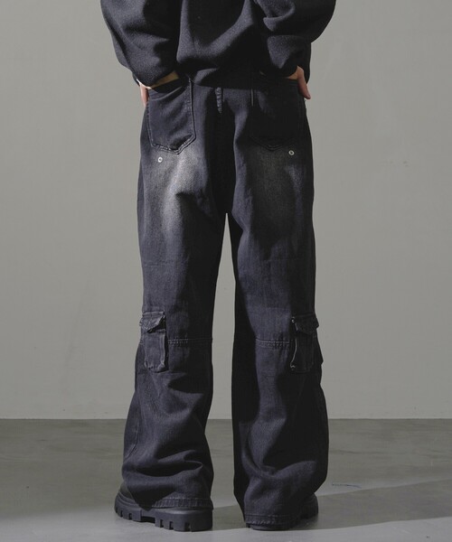 【セール】Bohemian Chop/ボヘミアンチョップ ストレートデニムカーゴパンツ【限定展開】(デニムパンツ)|PUBLUX(パブリュクス) 【セール】Bohemian Chop/ボヘミアンチョップ ストレートデニムカーゴパンツ【限定展開】(デニムパンツ)|PUBLUX(パブリュクス)