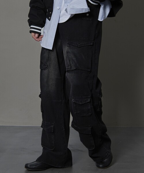 【セール】Bohemian Chop/ボヘミアンチョップ ストレートデニムカーゴパンツ【限定展開】(デニムパンツ)|PUBLUX(パブリュクス) 【セール】Bohemian Chop/ボヘミアンチョップ ストレートデニムカーゴパンツ【限定展開】(デニムパンツ)|PUBLUX(パブリュクス)