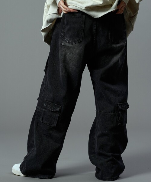 【セール】Bohemian Chop/ボヘミアンチョップ ストレートデニムカーゴパンツ【限定展開】(デニムパンツ)|PUBLUX(パブリュクス) 【セール】Bohemian Chop/ボヘミアンチョップ ストレートデニムカーゴパンツ【限定展開】(デニムパンツ)|PUBLUX(パブリュクス)