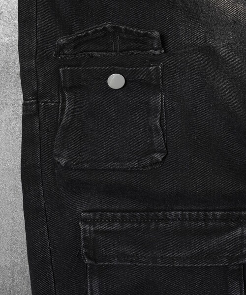 【セール】Bohemian Chop/ボヘミアンチョップ ストレートデニムカーゴパンツ【限定展開】(デニムパンツ)|PUBLUX(パブリュクス) 【セール】Bohemian Chop/ボヘミアンチョップ ストレートデニムカーゴパンツ【限定展開】(デニムパンツ)|PUBLUX(パブリュクス)