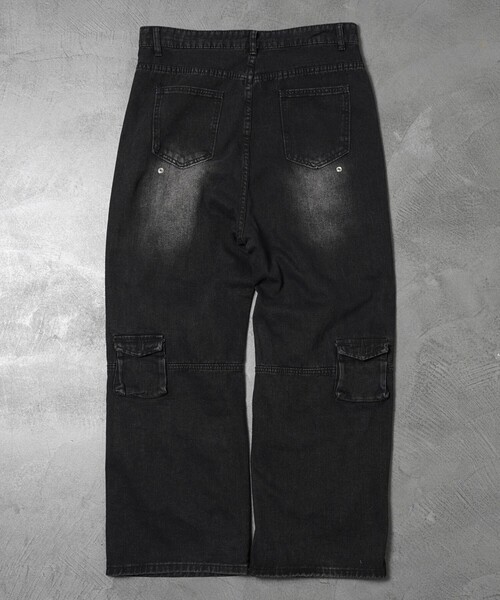 【セール】Bohemian Chop/ボヘミアンチョップ ストレートデニムカーゴパンツ【限定展開】(デニムパンツ)|PUBLUX(パブリュクス) 【セール】Bohemian Chop/ボヘミアンチョップ ストレートデニムカーゴパンツ【限定展開】(デニムパンツ)|PUBLUX(パブリュクス)