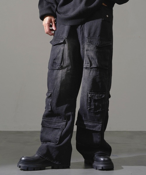 【セール】Bohemian Chop/ボヘミアンチョップ ストレートデニムカーゴパンツ【限定展開】(デニムパンツ)|PUBLUX(パブリュクス) 【セール】Bohemian Chop/ボヘミアンチョップ ストレートデニムカーゴパンツ【限定展開】(デニムパンツ)|PUBLUX(パブリュクス)