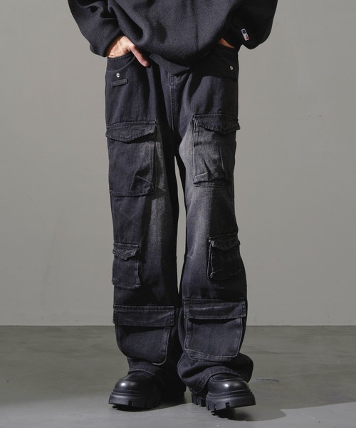 【セール】Bohemian Chop/ボヘミアンチョップ ストレートデニムカーゴパンツ【限定展開】(デニムパンツ)|PUBLUX(パブリュクス) 【セール】Bohemian Chop/ボヘミアンチョップ ストレートデニムカーゴパンツ【限定展開】(デニムパンツ)|PUBLUX(パブリュクス)