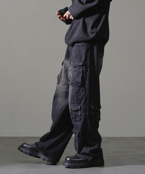 【セール】Bohemian Chop/ボヘミアンチョップ ストレートデニムカーゴパンツ【限定展開】(デニムパンツ)|PUBLUX(パブリュクス) 【セール】Bohemian Chop/ボヘミアンチョップ ストレートデニムカーゴパンツ【限定展開】(デニムパンツ)|PUBLUX(パブリュクス)