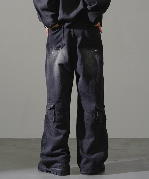 【セール】Bohemian Chop/ボヘミアンチョップ ストレートデニムカーゴパンツ【限定展開】(デニムパンツ)|PUBLUX(パブリュクス) 【セール】Bohemian Chop/ボヘミアンチョップ ストレートデニムカーゴパンツ【限定展開】(デニムパンツ)|PUBLUX(パブリュクス)