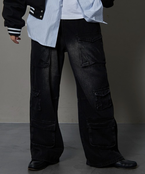 【セール】Bohemian Chop/ボヘミアンチョップ ストレートデニムカーゴパンツ【限定展開】(デニムパンツ)|PUBLUX(パブリュクス) 【セール】Bohemian Chop/ボヘミアンチョップ ストレートデニムカーゴパンツ【限定展開】(デニムパンツ)|PUBLUX(パブリュクス)