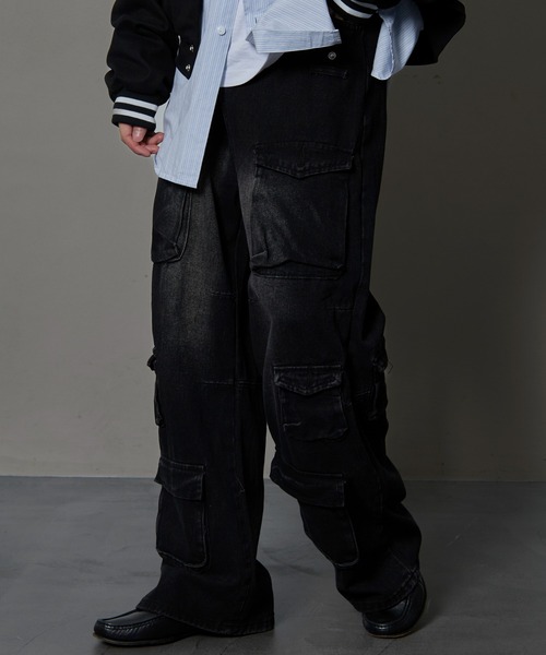 【セール】Bohemian Chop/ボヘミアンチョップ ストレートデニムカーゴパンツ【限定展開】(デニムパンツ)|PUBLUX(パブリュクス) 【セール】Bohemian Chop/ボヘミアンチョップ ストレートデニムカーゴパンツ【限定展開】(デニムパンツ)|PUBLUX(パブリュクス)