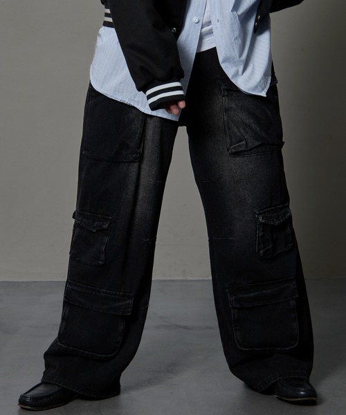 【セール】Bohemian Chop/ボヘミアンチョップ ストレートデニムカーゴパンツ【限定展開】(デニムパンツ)|PUBLUX(パブリュクス) 【セール】Bohemian Chop/ボヘミアンチョップ ストレートデニムカーゴパンツ【限定展開】(デニムパンツ)|PUBLUX(パブリュクス)