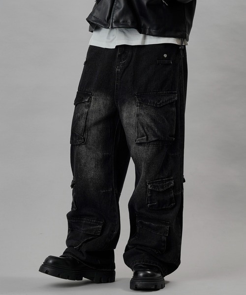 【セール】Bohemian Chop/ボヘミアンチョップ ストレートデニムカーゴパンツ【限定展開】(デニムパンツ)|PUBLUX(パブリュクス) 【セール】Bohemian Chop/ボヘミアンチョップ ストレートデニムカーゴパンツ【限定展開】(デニムパンツ)|PUBLUX(パブリュクス)
