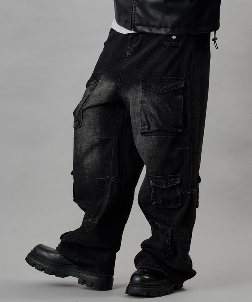 【セール】Bohemian Chop/ボヘミアンチョップ ストレートデニムカーゴパンツ【限定展開】(デニムパンツ)|PUBLUX(パブリュクス) 【セール】Bohemian Chop/ボヘミアンチョップ ストレートデニムカーゴパンツ【限定展開】(デニムパンツ)|PUBLUX(パブリュクス)
