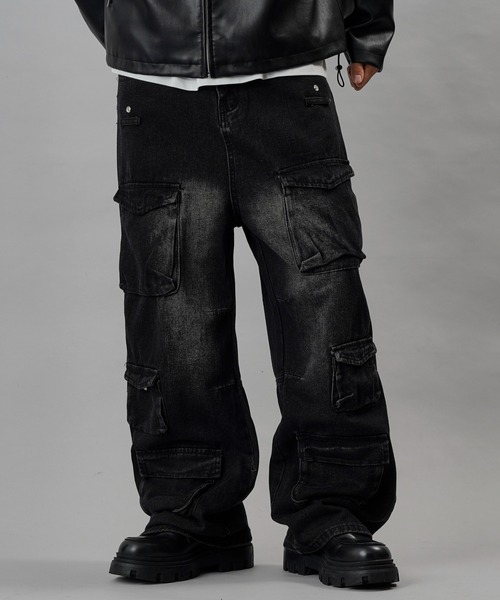 【セール】Bohemian Chop/ボヘミアンチョップ ストレートデニムカーゴパンツ【限定展開】(デニムパンツ)|PUBLUX(パブリュクス) 【セール】Bohemian Chop/ボヘミアンチョップ ストレートデニムカーゴパンツ【限定展開】(デニムパンツ)|PUBLUX(パブリュクス)