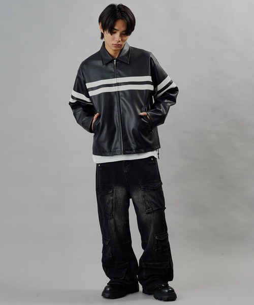 【セール】Bohemian Chop/ボヘミアンチョップ ストレートデニムカーゴパンツ【限定展開】(デニムパンツ)|PUBLUX(パブリュクス) 【セール】Bohemian Chop/ボヘミアンチョップ ストレートデニムカーゴパンツ【限定展開】(デニムパンツ)|PUBLUX(パブリュクス)