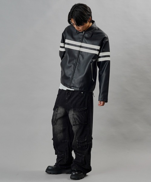 【セール】Bohemian Chop/ボヘミアンチョップ ストレートデニムカーゴパンツ【限定展開】(デニムパンツ)|PUBLUX(パブリュクス) 【セール】Bohemian Chop/ボヘミアンチョップ ストレートデニムカーゴパンツ【限定展開】(デニムパンツ)|PUBLUX(パブリュクス)