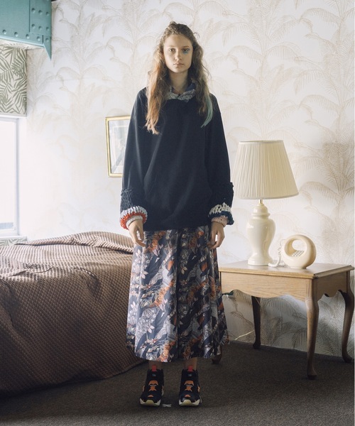 bedsidedrama(ベットサイドドラマ)の「Loose Sleeve Parka(パーカー・メンズ・ブラック/グレー・1/2)」の3枚目の写真