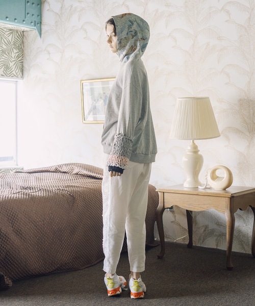 bedsidedrama(ベットサイドドラマ)の「Loose Sleeve Parka(パーカー・メンズ・ブラック/グレー・1/2)」の11枚目の写真