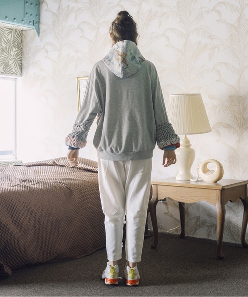 bedsidedrama(ベットサイドドラマ)の「Loose Sleeve Parka(パーカー・メンズ・ブラック/グレー・1/2)」の12枚目の写真