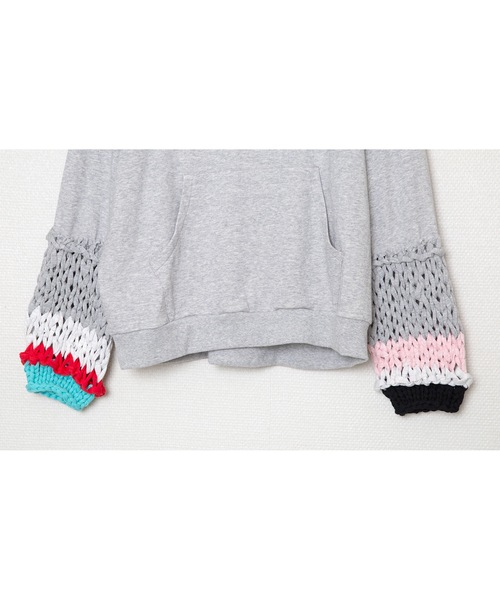 bedsidedrama(ベットサイドドラマ)の「Loose Sleeve Parka(パーカー・メンズ・ブラック/グレー・1/2)」の16枚目の写真