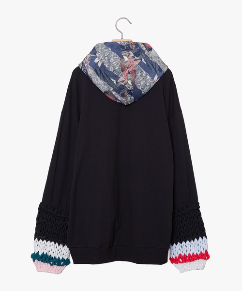 bedsidedrama(ベットサイドドラマ)の「Loose Sleeve Parka(パーカー・メンズ・ブラック/グレー・1/2)」の18枚目の写真