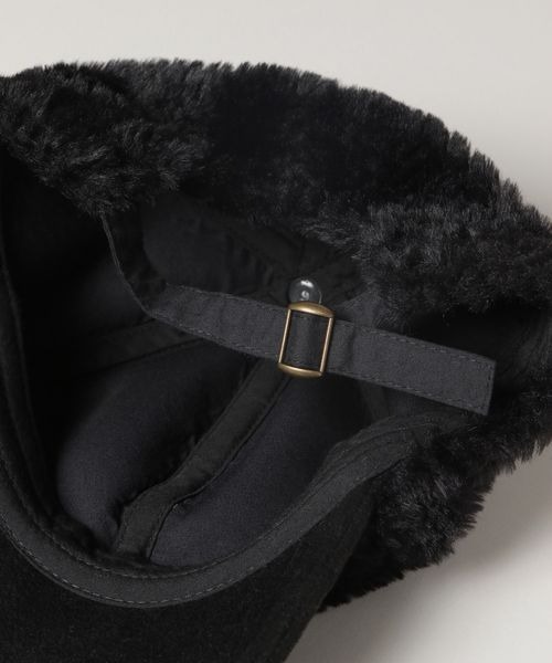 JEANASIS（ジーナシス）の「ボアキリカエCAP/240308（キャップ・レディース・ホワイト/ブラック・FREE）」の11枚目の写真