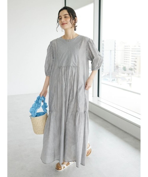 CRAFT STANDARD BOUTIQUE（クラフトスタンダードブティック）の「maison vert フリルハンドルかごバッグ（ハンドバッグ・レディース・ブルー・FREE）」の11枚目の写真