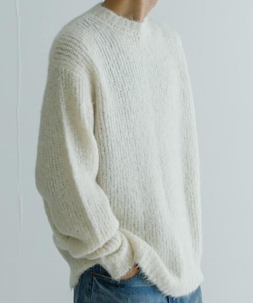 セール】new basic ALPACA TSUMUGI KNIT（ニット/セーター）｜URBAN