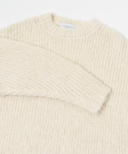 URBAN RESEARCH（アーバンリサーチ）の「new basic ALPACA TSUMUGI KNIT（ニット/セーター・メンズ・ブラック/パープル/オフホワイト/グリーン・MEDIUM/LARGE）」の10枚目の写真