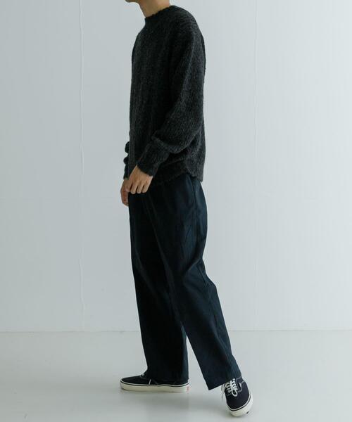 URBAN RESEARCH（アーバンリサーチ）の「new basic ALPACA TSUMUGI KNIT（ニット/セーター・メンズ・ブラック/パープル/オフホワイト/グリーン・MEDIUM/LARGE）」の13枚目の写真