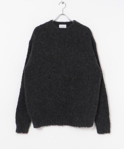 URBAN RESEARCH（アーバンリサーチ）の「new basic ALPACA TSUMUGI KNIT（ニット/セーター・メンズ・ブラック/パープル/オフホワイト/グリーン・MEDIUM/LARGE）」の16枚目の写真