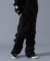 DankeSchon/ダンケシェーン/LAYERNYLON PUCKERING PANTS