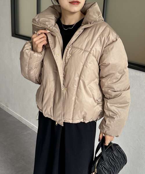 国内配送★セザンヌ 綿素材 フロントボタン ショート ジャケット 関税込☆セザンヌ ショート フィット クラシック ジャケット