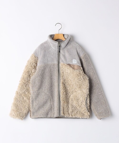 THE PARK SHOP（ザパークショップ）の「THE PARK SHOP:155～165cm / MULTI BOA JACKET（その他アウター・キッズ・オフホワイト/ライトグレー・SMALL）」の2枚目の写真