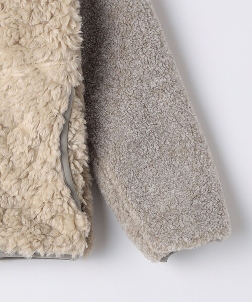 THE PARK SHOP（ザパークショップ）の「THE PARK SHOP:155～165cm / MULTI BOA JACKET（その他アウター・キッズ・オフホワイト/ライトグレー・SMALL）」の5枚目の写真