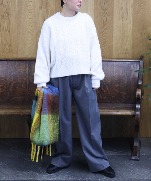 セール】ケーブルニット（ニット/セーター）｜Right-on（ライトオン