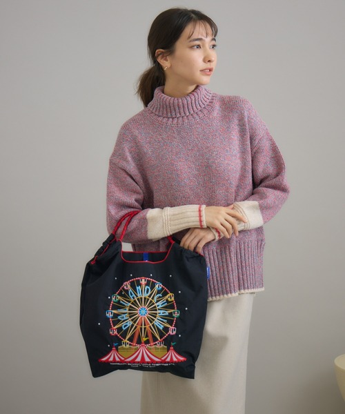 Ball&Chain(ボールアンドチェーン)の「【KATHARINE ROSS】Ball&Chain FerrisWheel 撥水 刺繍トートバッグ レギュラーサイズ(トートバッグ・レディース・イエロー/グレー/ブラック・MEDIUM)」の10枚目の写真