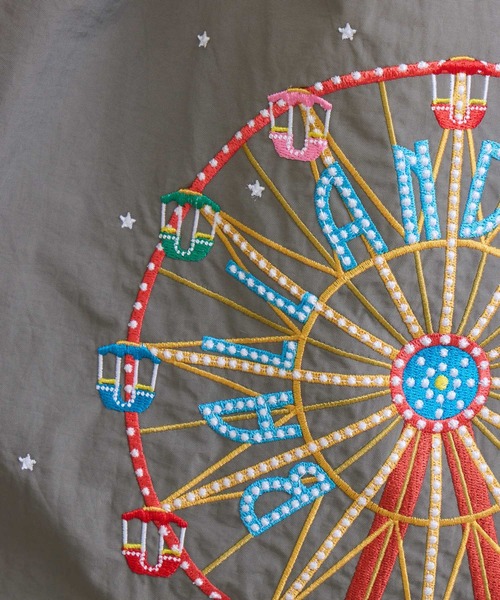 Ball&Chain(ボールアンドチェーン)の「【KATHARINE ROSS】Ball&Chain FerrisWheel 撥水 刺繍トートバッグ レギュラーサイズ(トートバッグ・レディース・イエロー/グレー/ブラック・MEDIUM)」の16枚目の写真