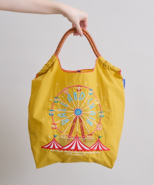 Ball&Chain(ボールアンドチェーン)の「【KATHARINE ROSS】Ball&Chain FerrisWheel 撥水 刺繍トートバッグ レギュラーサイズ(トートバッグ・レディース・イエロー/グレー/ブラック・MEDIUM)」の17枚目の写真