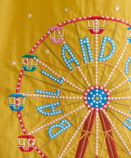 Ball&Chain(ボールアンドチェーン)の「【KATHARINE ROSS】Ball&Chain FerrisWheel 撥水 刺繍トートバッグ レギュラーサイズ(トートバッグ・レディース・イエロー/グレー/ブラック・MEDIUM)」の18枚目の写真