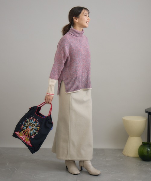 Ball&Chain(ボールアンドチェーン)の「【KATHARINE ROSS】Ball&Chain FerrisWheel 撥水 刺繍トートバッグ レギュラーサイズ(トートバッグ・レディース・イエロー/グレー/ブラック・MEDIUM)」の4枚目の写真