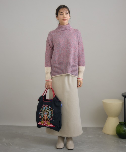 Ball&Chain(ボールアンドチェーン)の「【KATHARINE ROSS】Ball&Chain FerrisWheel 撥水 刺繍トートバッグ レギュラーサイズ(トートバッグ・レディース・イエロー/グレー/ブラック・MEDIUM)」の7枚目の写真