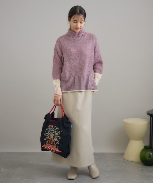 Ball&Chain(ボールアンドチェーン)の「【KATHARINE ROSS】Ball&Chain FerrisWheel 撥水 刺繍トートバッグ レギュラーサイズ(トートバッグ・レディース・イエロー/グレー/ブラック・MEDIUM)」の8枚目の写真