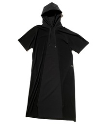 WOMAN PONTI HOODIE DRESS CRYSTAL