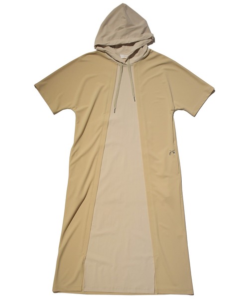 【セール】WOMAN PONTI HOODIE DRESS CRYSTAL（ワンピース）｜roarguns（ロアーガンズ）